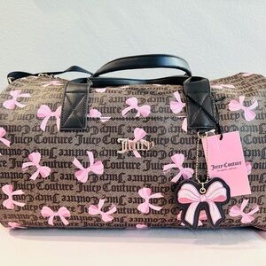 Juicy Couture Simply Sweet Bow Duffel Bag